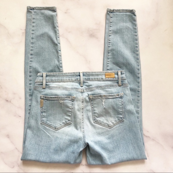 Paige | Verdugo Ultra Skinny Harriett Dest Jeans - Picture 6 of 8